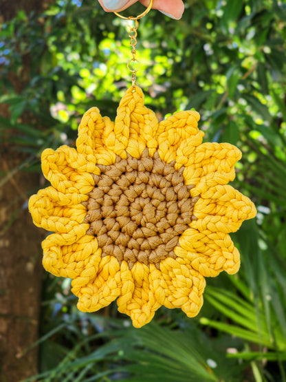 Sunflower Keychain