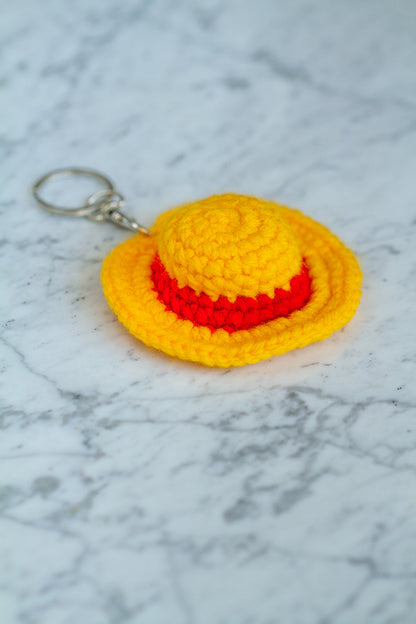 Straw Hat Keychain