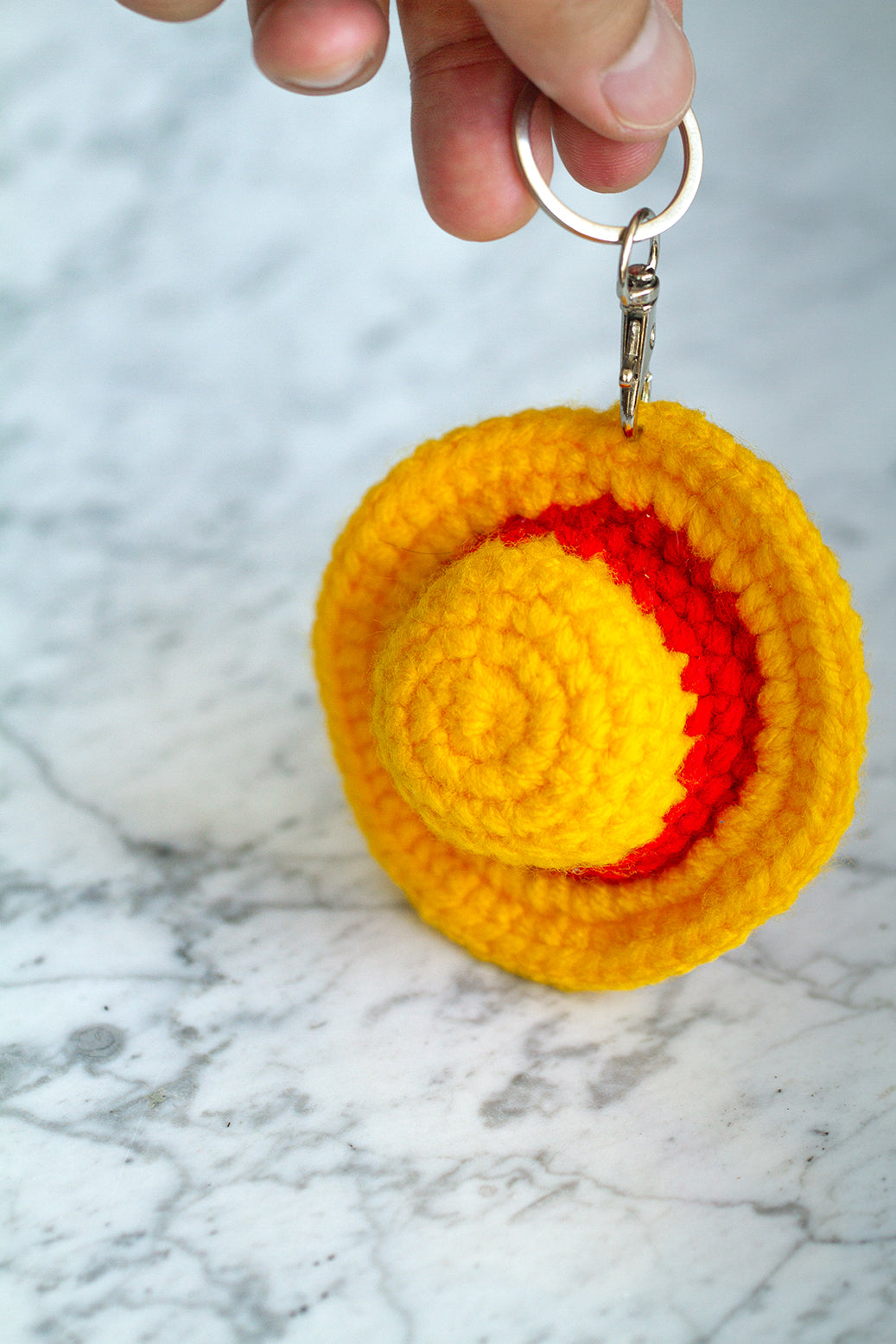 Straw Hat Keychain